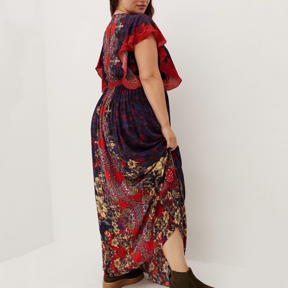 Anthropologie Elaine Ruffled Maxi Dress - Picture 2 of 11